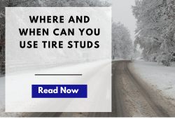 Where and When Can You Use Tire Studs?