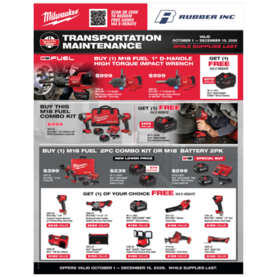 Milwaukee q4 rebates