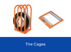 Shop tire cages for your fleet maintenance and repairs. 