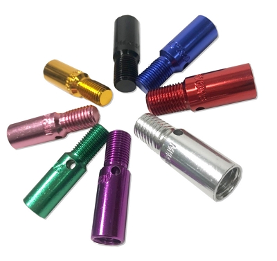 DTY Tire Supply Lug Nut Thread Checker - Aluminum Thread Size Gauge On Chain