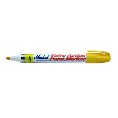 Markal Yellow Valve Action Paint Marker - 42996821