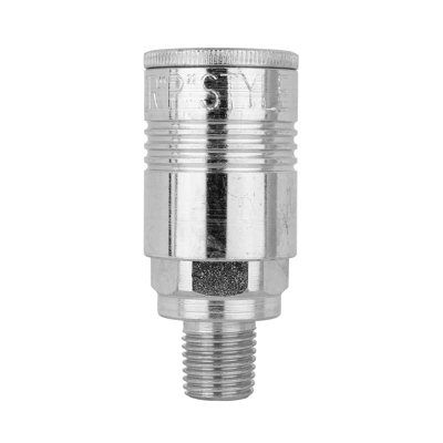 Milton 1803 P-Style Air Hose Fittings – 3 Pack, 1/4” NPT Female Couplers, USA Made