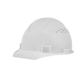 AFF Jackson Advantage Cap Brim Style Hard Hat, White, Vented