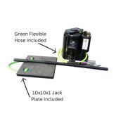 AME 14455 20-Ton Bottle Jack w/ Green Flexible Hose and Jack Plate