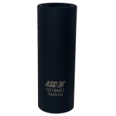 Ascot 1019MD 1/2" Drive x 19mm Deep Impact Socket