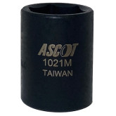 Ascot 1021M 1/2" Drive x 21mm Standard Impact Socket