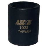 Ascot 1028 1/2" Drive x 7/8" Standard Impact Socket
