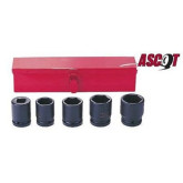 Ascot 3/4" Drive 5 Pc. Metric Truck Impact Socket Set
