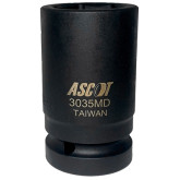 Ascot 3035MD 1" Drive x 35mm Deep Impact Socket