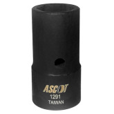 Ascot 1291 1/2" Drive 19mm x 21mm Flip Impact Socket