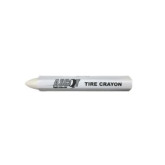 Ascot 459-00257 White Tire Crayons, Box/12