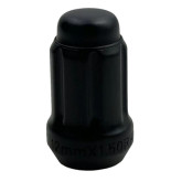 Ascot 12MM x 1.50" Spline; 6-Sided Black - 100/CS (Sold 20/Box) Lug Nuts