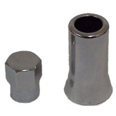 Dill Chrome Sleeve & Cap for TPMS Snap-In Valves