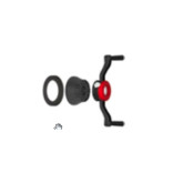 Haweka HW125 403 001 Soft Grip Quick Nut (40x3) with Handles
