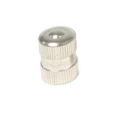 Import Dome-Shaped Nickel Plated Valve Cap