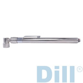 Dill 7240 Chrome Motorcycle Pencil Gauge (5-50 PSI)