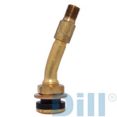 Dill Brass Tire Valve For Ford With Inflate Thru Cap