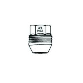Excalibur 98-0017 GM Style Small Lug Nuts with External Threads (3/4" Hex, 7/16" Thread)