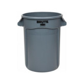 MSC MRO56188915 32 Gal Industrial Round Trash Can, 27.77" Tall
