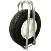 Martins Galvanized 2-Bar Wide Base Portable Tire Cage