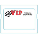 VIP Tire Custom Oil Change Stickers (500/roll)