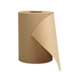 BROWN PAPER TOWELS 8"X300' PER ROLL, Case/12