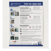 Truck Tire Torque Guide/RIST Poster, 18x24"