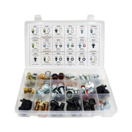 Shark 64091901 149-PC. Large Newest Drain Plug & Gasket Assortment