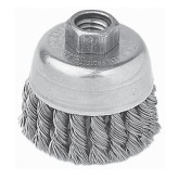 Weiler 2-3/4" Diameter Knot Type Wire Cup Brush